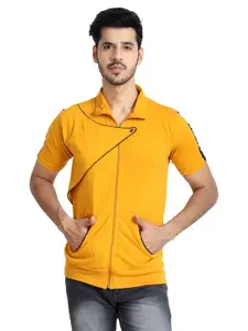 Black Collection Men Solid Slim Fit T-shirt