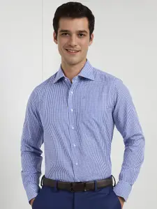 Allen Solly Sport Men Cotton Slim Fit Micro Checked Formal Shirt