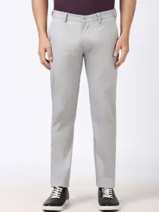 Peter England Men Super Slim Fit Chinos Trousers