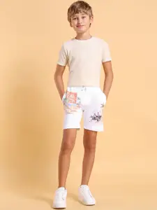 U.S. Polo Assn. Kids Boys Printed Cotton Shorts