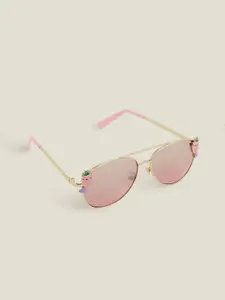 Accessorize Girls Aviator Sunglasses with UV Protected Lens