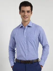 Allen Solly Sport Men Cotton Slim Fit Micro Checked Formal Shirt