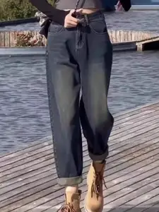 DressBerry Women Cotton High-Rise Light Fade Jeans