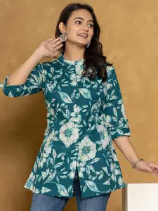 INDYES Floral Printed Pure Cotton Kurti