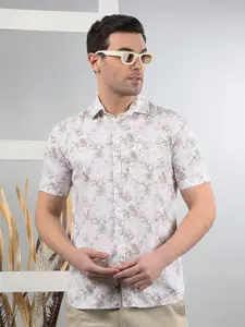 Crimsoune Club Men Classic Fit Floral Printed Casual Shirt