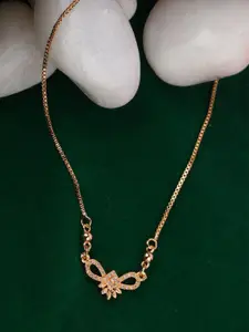 Anouk Gold-Plated American Diamond Stone Studded Necklace