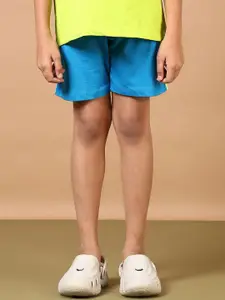 V-Mart Boys Mid-Rise Regular Fit Cotton Shorts