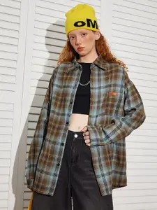 DressBerry Women Opaque Checked Casual Shirt