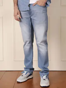 WROGN Men Comfort Straight Fit Heavy Fade Jeans