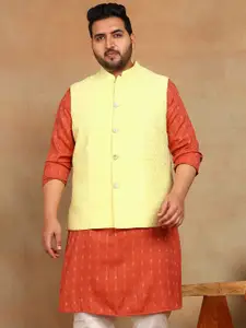 Sztori Printed Mandarin Collar Nehru Jacket