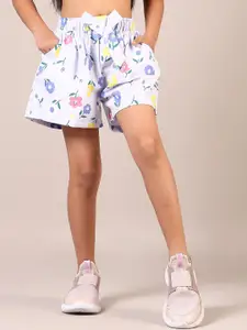 V-Mart Girls Printed Shorts