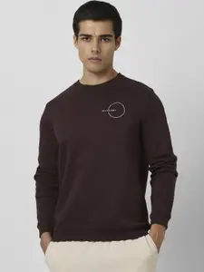 Van Heusen Flex Men Cotton Round Neck Sweatshirt