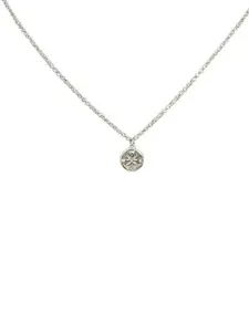 ISHI New York Rhodium Plated Silver Wanderlust Pendant Necklace
