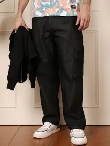 WROGN Men Comfort Mid-Rise Wide Leg Jeans