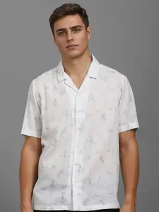 Louis Philippe Sport Men Slim Fit Abstract Printed Cotton Casual Shirt