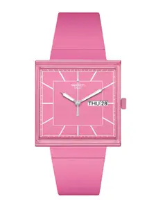 Swatch Women Dial & Ceramic Straps Analogue Watch SO34P700_ONESIZE