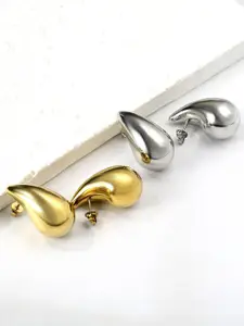 Celestique Set Of 2 Teardrop Shaped Drop Earrings