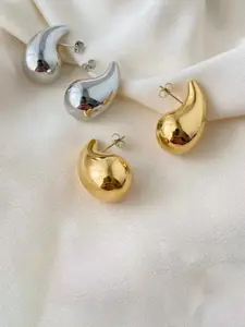 Celestique Set Of 2 Teardrop Shaped Studs