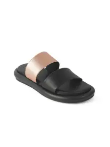 Tresmode Women Colourblocked Open Toe Flats