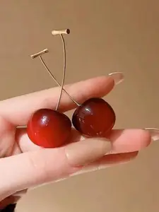 Celestique Gold-Plated Contemporary Korean Drop Earrings