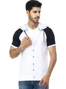 Black Collection Men Colourblocked Cotton Sweatshirt