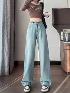 StyleCast Women Flared Fit Mid-Rise Light Fade Jeans