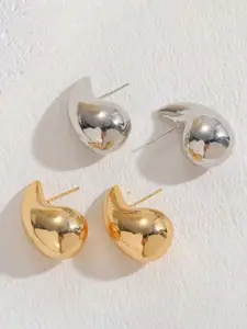 Celestique Set of 2 Teardrop Shaped Drop Earring