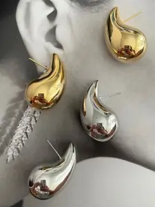 Celestique Set Of 2 Teardrop Shaped Drop Earrings