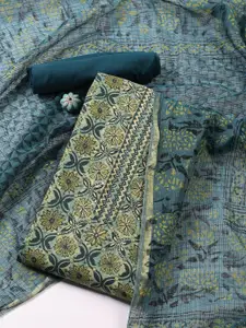 Meena Bazaar Floral Printed Unstitched Dress Material