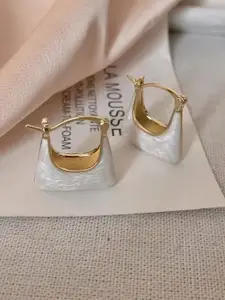 Celestique Handbag Shaped Hoop Earrings