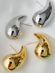 Celestique Set Of 2 Teardrop Shaped Studs