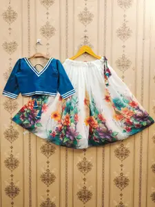 BAESD Girls Devaki Embellished Gotta Patti Ready to Wear Lehenga & Blouse With Dupatta