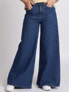 The Roadster Lifestyle Co Cotton Super Wide Leg Jeans