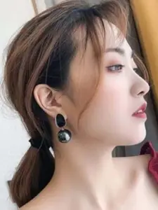 Celestique Pearls Beaded Contemporary Drop Earrings