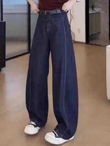 DressBerry Women Cotton High-Rise Flared Jeans