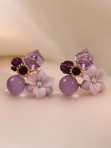 Celestique Korean Floral Shaped Studs
