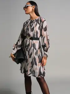 AND Women Printed A-Line Dress