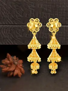 DIVASTRI Dome Shaped Jhumkas Earrings