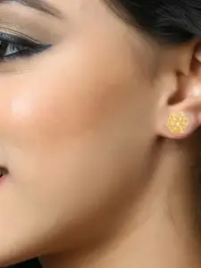 DIVASTRI Floral Studs Earrings