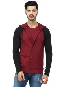 Black Collection Men Colourblocked Cotton Sweatshirt