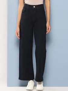 CORSICA Women Wide Leg Mid-Rise Stretchable Jeans