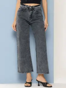 CORSICA Women Light Fade High-Rise Wide Leg  Jeans