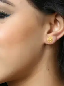DIVASTRI Floral Studs Earrings