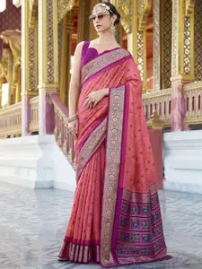 Satrani Woven Design Zari Patola Saree