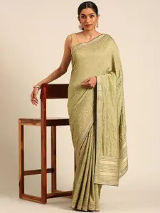 LeeliPeeri Designer Bandhani Printed Embroidered  Saree