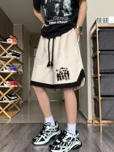 StyleCast Men Typography Printed Shorts