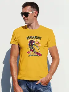 Moda Rapido Men Graphic Printed Round Neck Regular Fit Cotton T-shirt