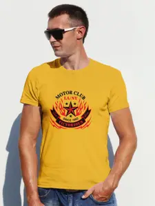 Moda Rapido Men Graphic Printed Round Neck Cotton T-shirt