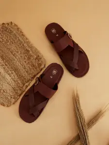 Manyavar Men Self Design Ethnic Sandals