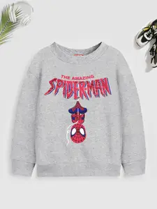 Marvel by Miss and Chief Boys Printed Sweatshirt